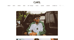 Desktop Screenshot of clavelmagazine.com